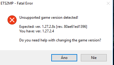 Fatal error c. Ошибка Fatal Error етс 2. Ошибка ETS. Fatal Error в игре. Ошибка Euro Truck Simulator