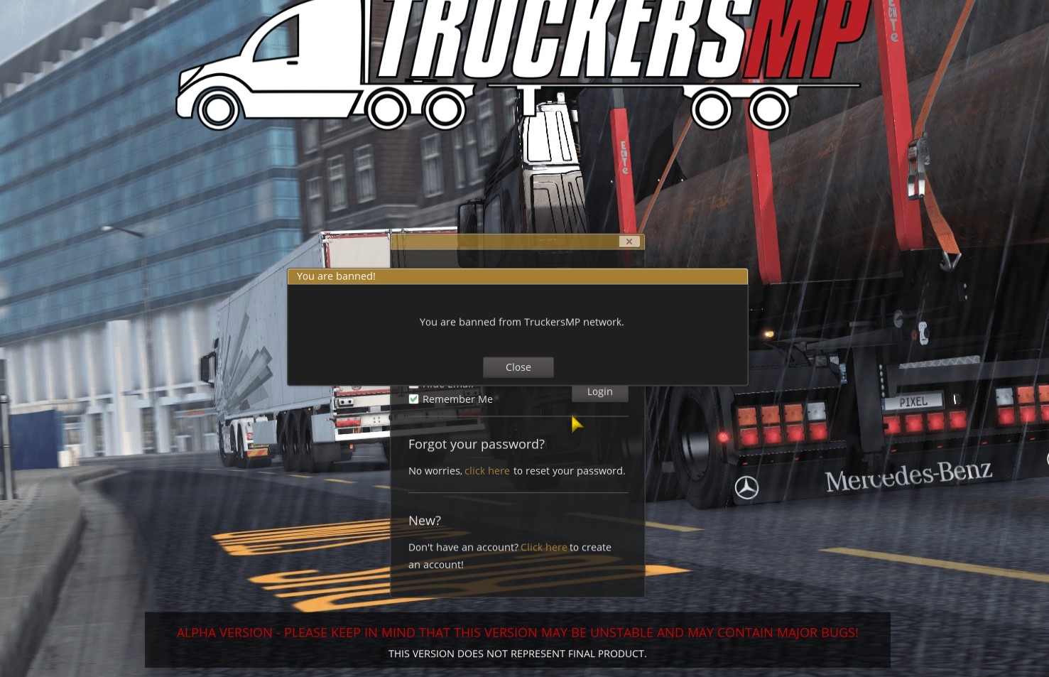 Якобы бан на серверах TruckersMP - Нерешенные вопросы - TruckersMP Forum